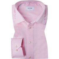 ETON Herren Hemd rosa Baumwolle Slim Fit von Eton