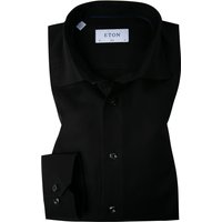 ETON Herren Hemd schwarz Slim Fit von Eton