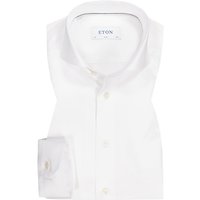 ETON Herren Hemd weiß Baumwolle Slim Fit von Eton