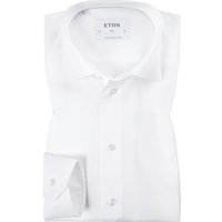 ETON Herren Hemd weiß Baumwolle Slim Fit von Eton