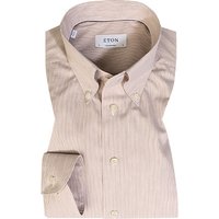 ETON Herren Hemd beige Baumwolle von Eton