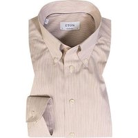 ETON Herren Hemd beige Baumwolle von Eton