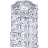 ETON Herren Hemd blau gemustert Classic Fit von Eton