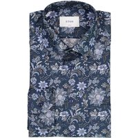 ETON Herren Hemd blau gemustert Classic Fit von Eton