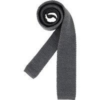 ETON Herren Krawatte grau unifarben von Eton