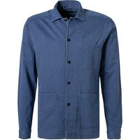 ETON Herren Overshirt blau Baumwolle von Eton