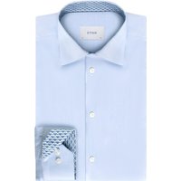 Eton Baumwollhemd mit Ausputz, Contemporary Fit in 45 von Eton