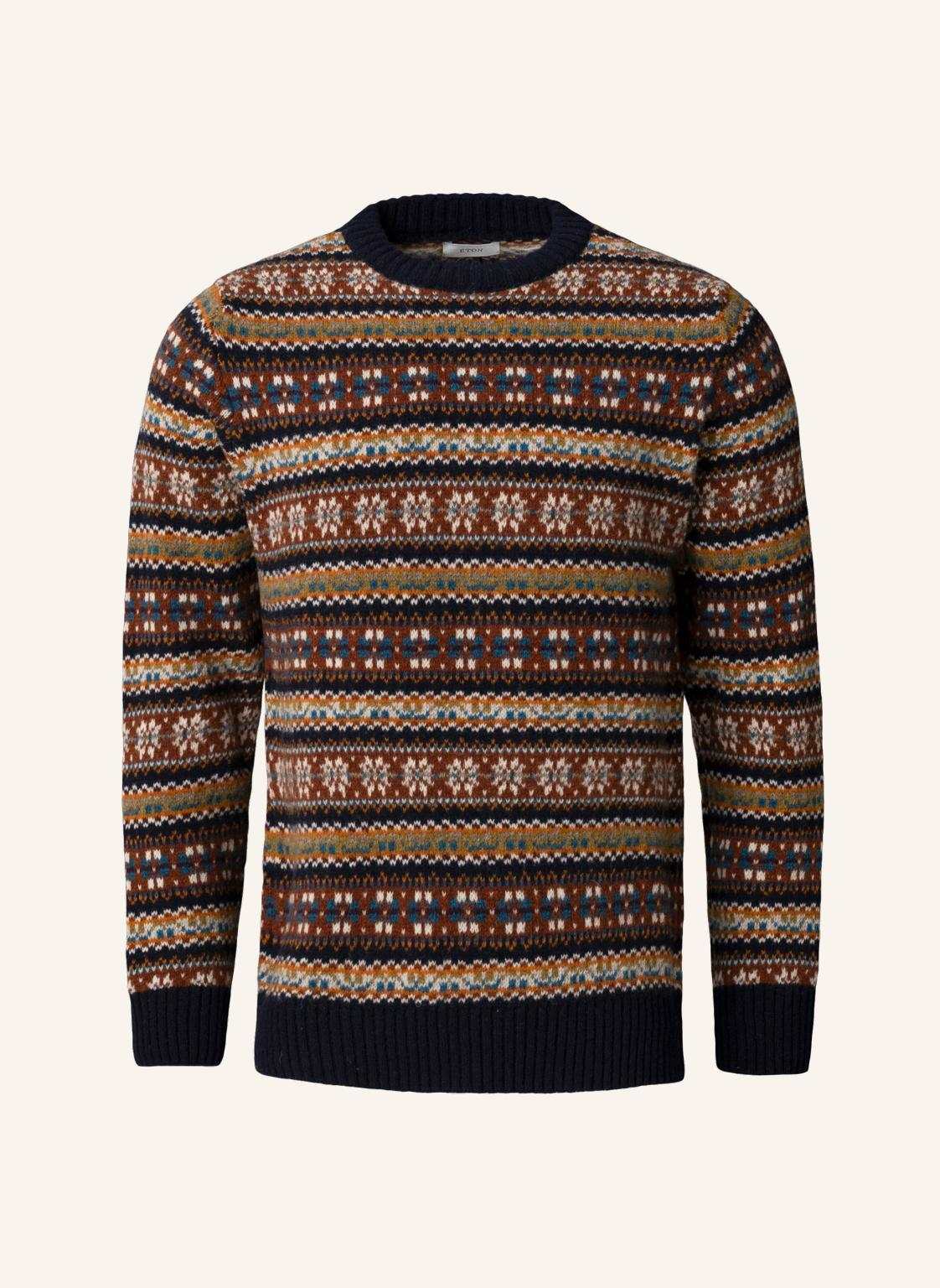 Eton Fair-Isle-Pullover beige von Eton