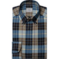 Eton Flanellhemd mit Karomuster und Button Down-Kragen, Medium in M von Eton