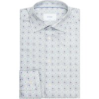 Eton Gemustertes Hemd aus Baumwolle-Lyocell-Mix mit Kentkragen, Classic in 43 von Eton
