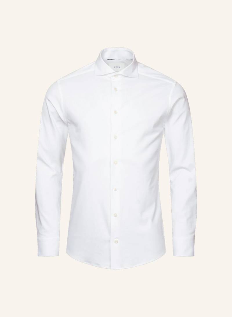 Eton Hemd Baumwolle-Stretch Contemporary Fit weiss von Eton