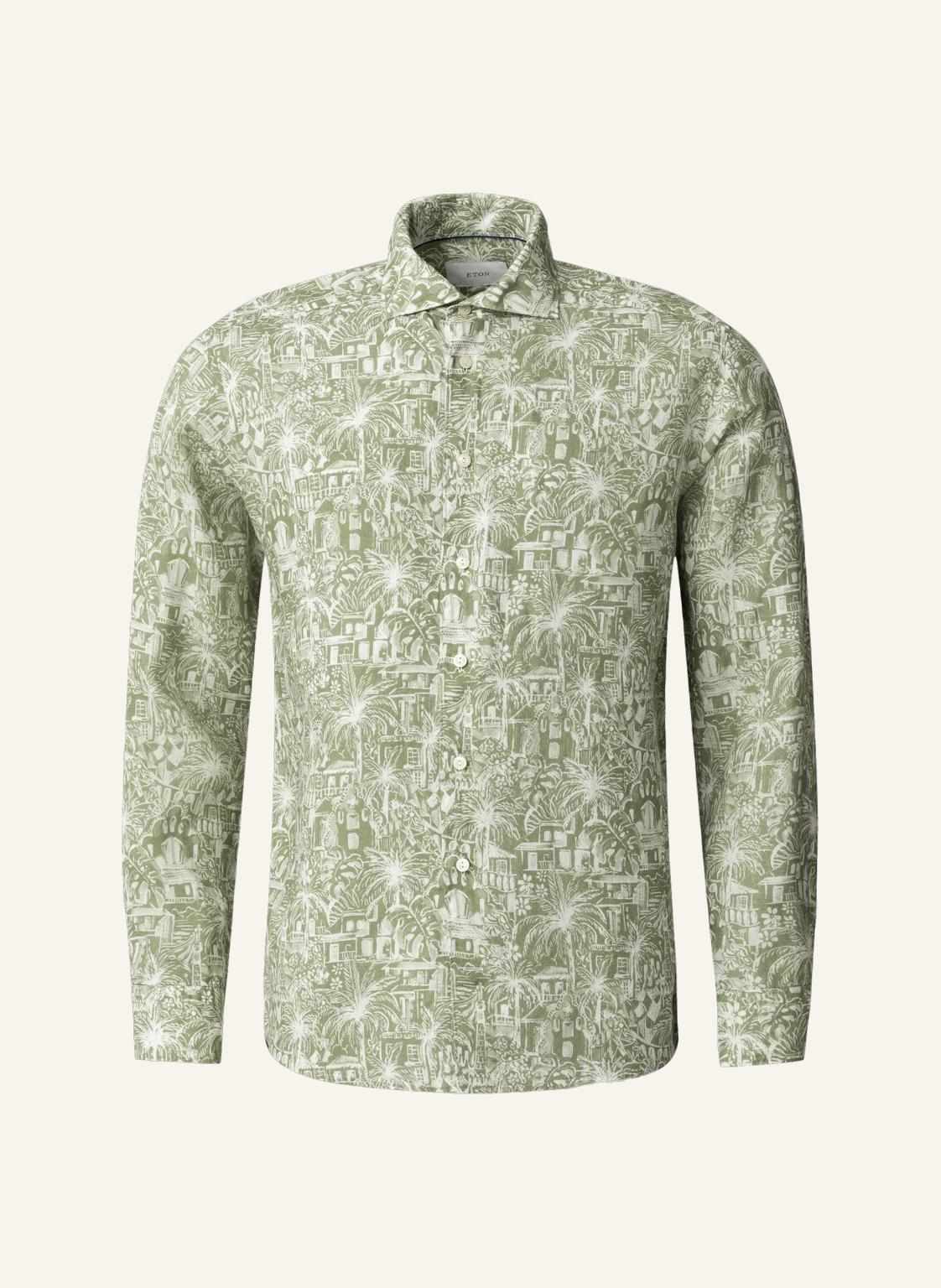 Eton Hemd Gaudí Garden Slim Fit gruen von Eton