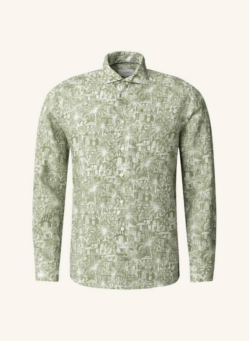 Eton Hemd Gaudí Garden Slim Fit gruen von Eton