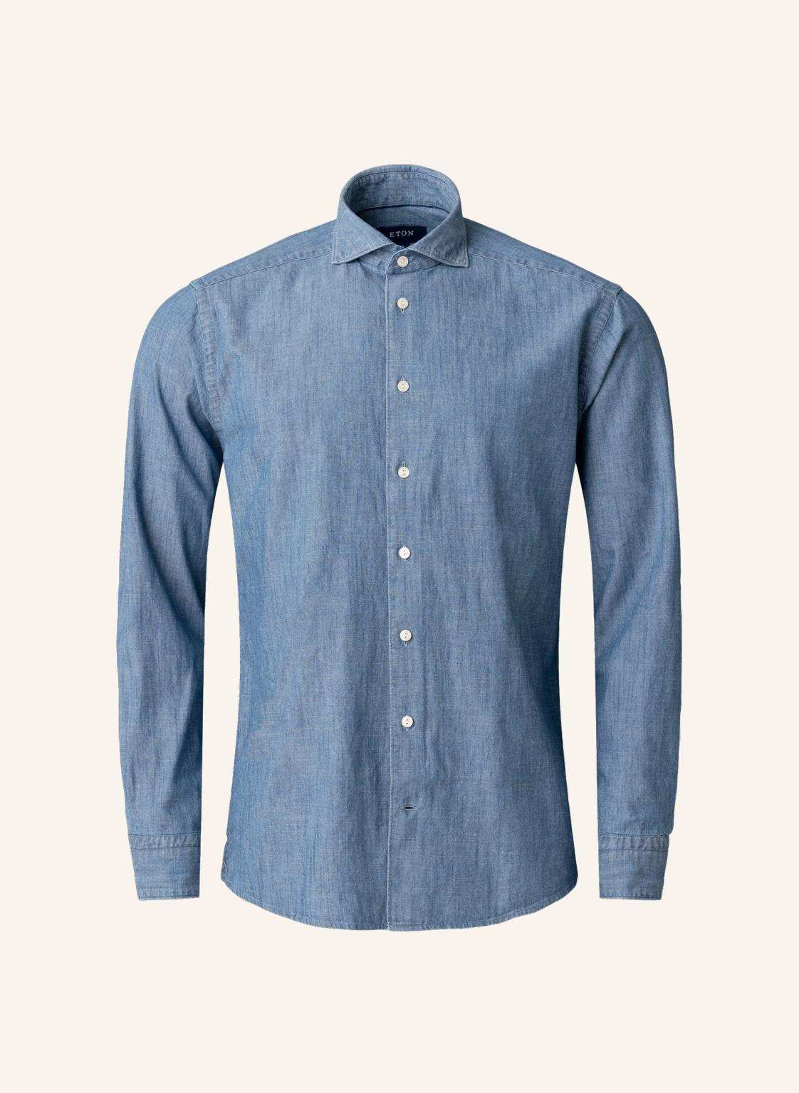 Eton Jeanshemd Slim Fit blau von Eton