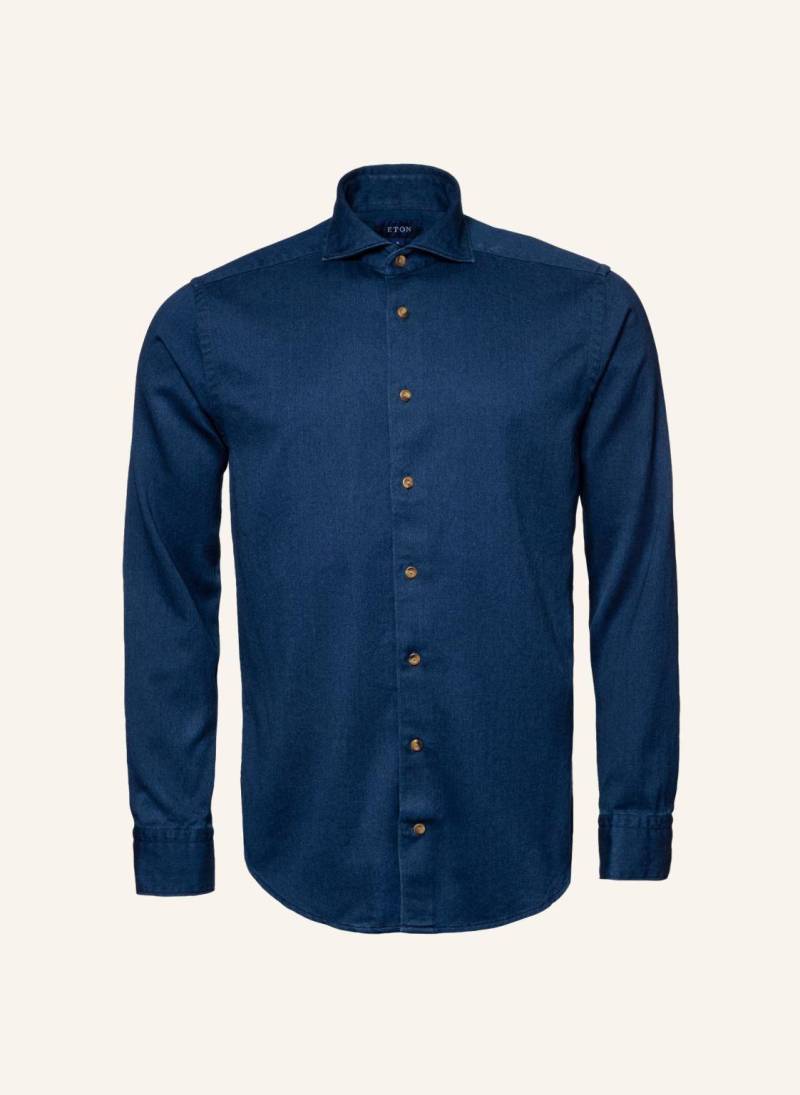 Eton Jeanshemd Slim Fit blau von Eton