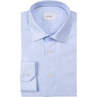 Eton Knitterarmes Twillhemd aus Bio-Baumwolle von Eton