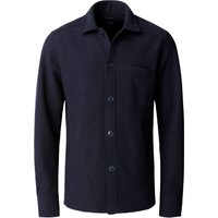 Eton Leichtes Overshirt aus Wolle mit Taschen in XXL von Eton