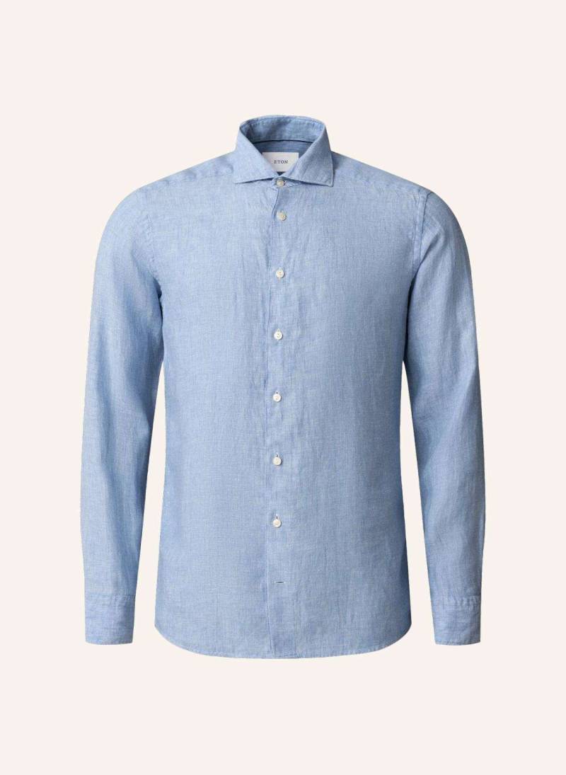 Eton Leinenhemd Contemporary Fit blau von Eton