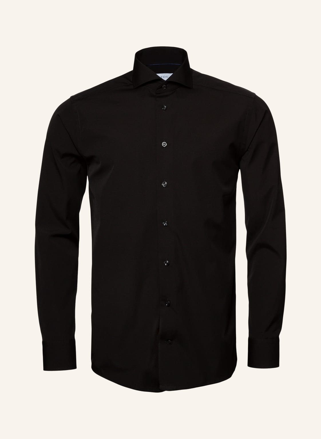 Eton Popelinhemd Slim Fit schwarz von Eton