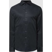 Eton Regular Fit Regular Fit Business-Hemd aus Twill in Black, Größe 40 von Eton Regular Fit