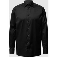 Eton Regular Fit Regular Fit Business-Hemd aus Twill in Black, Größe 42 von Eton Regular Fit