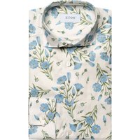 Eton Signature-Twill-Hemd mit floralem Print, Contemporary Fit von Eton