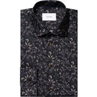 Eton Signature Twill-Hemd mit floralem Print und Kentkragen, Contemporary in 44 von Eton