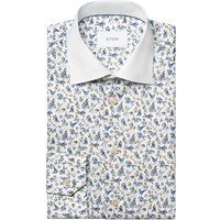 Eton Signature-Twill-Hemd mit handgemaltem Muster, Contemporary in 45 von Eton
