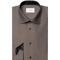 Eton Strukturiertes Business-Hemd mit Ausputz und Kentkragen, Contemporary in 43 von Eton