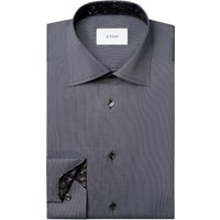 Eton Strukturiertes Business-Hemd mit Ausputz und Kentkragen, Slim in 42S Eton Strukturiertes Business-Hemd mit Ausputz und Kentkragen, Slim in 42S von Eton