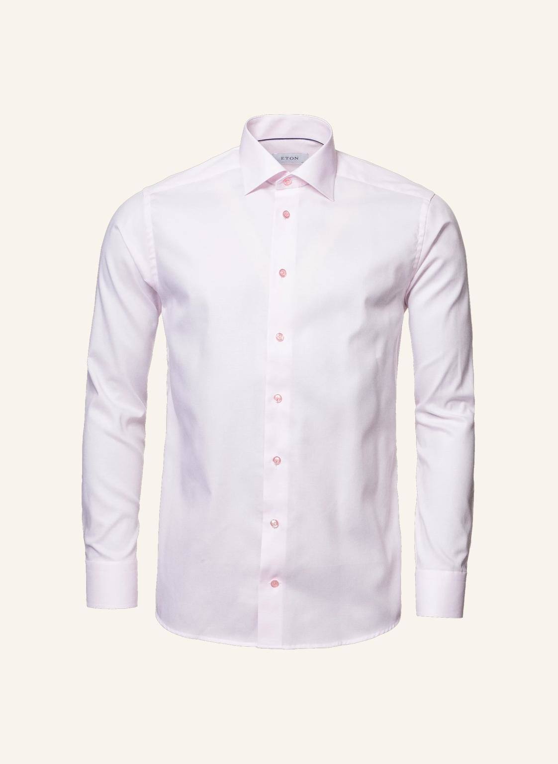 Eton Twill-Hemd Slim Fit pink von Eton
