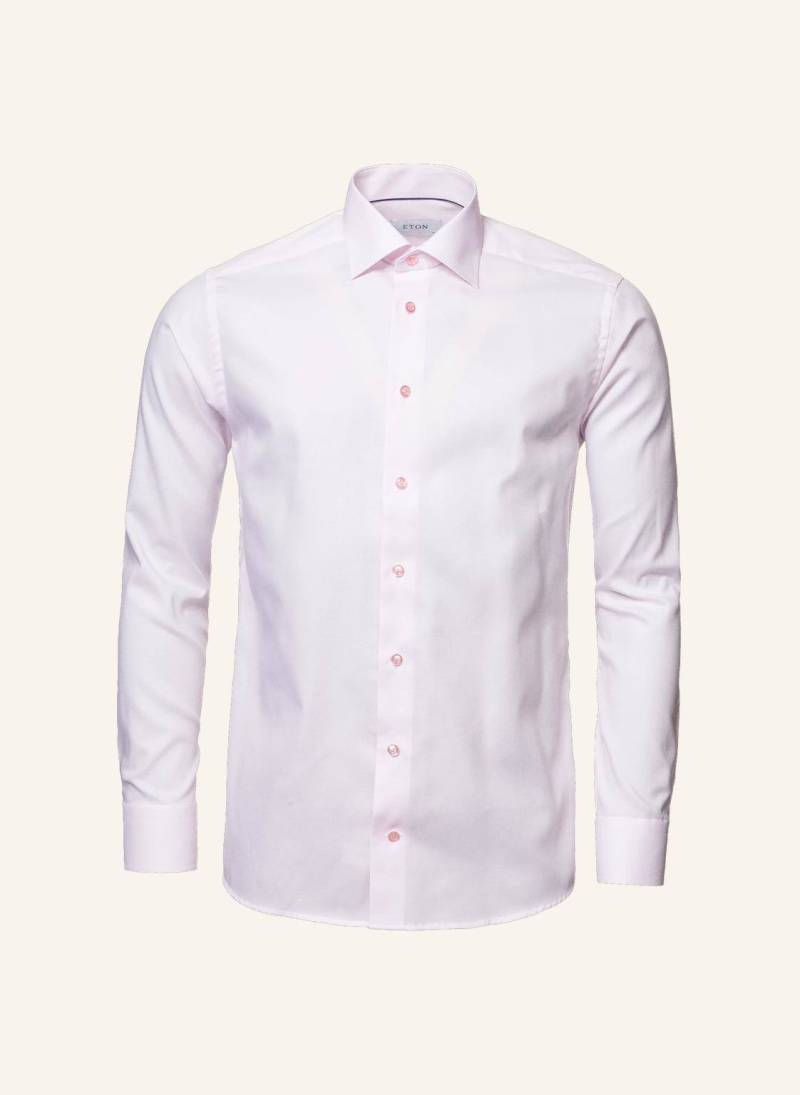 Eton Twill-Hemd Slim Fit pink von Eton