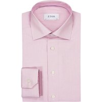 Eton Unifarbenes Business-Hemd mit Lyocell-Anteil, Super Slim Fit von Eton
