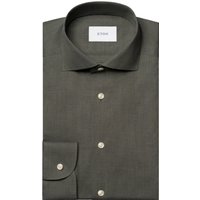 Eton Leichtes Flanellhemd mit feiner Fischgrät-Struktur, Contemporary in 40 von Eton