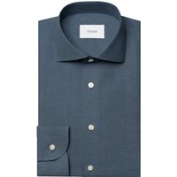 Eton Leichtes Flanellhemd mit feiner Fischgrät-Struktur, Contemporary in 41 von Eton