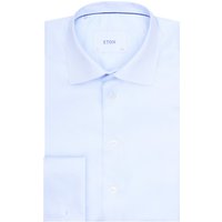 Eton Unifarbenes Hemd mit Pinpoint-Struktur, Slim in 41S von Eton