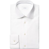 Eton Unifarbenes Hemd mit Struktur und Kentkragen, Slim in 43S von Eton