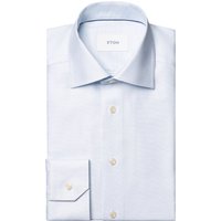 Eton Unifarbenes Signature Oxford-Hemd, Contemporary in 43 von Eton