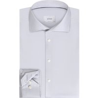 Eton Unifarbenes Twill-Businesshemd mit New Kentkragen, Super Slim in 44XS von Eton