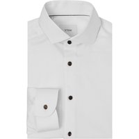 Eton Unifarbenes Twill-Hemd mit Kontrastakzenten, Slim in 42S von Eton