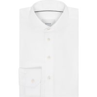 Eton Unifarbenes Twill-Hemd mit Haifischkragen, Slim Fit in 40S von Eton