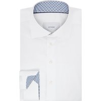 Eton Unifarbenes Twill-Hemd mit Kentkragen und Ausputz, Slim in 40S von Eton