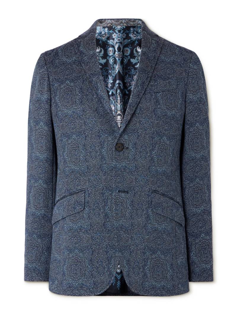 Etro - Roma Slim-Fit Jacquard Blazer - Men - Blue - IT 48 von Etro