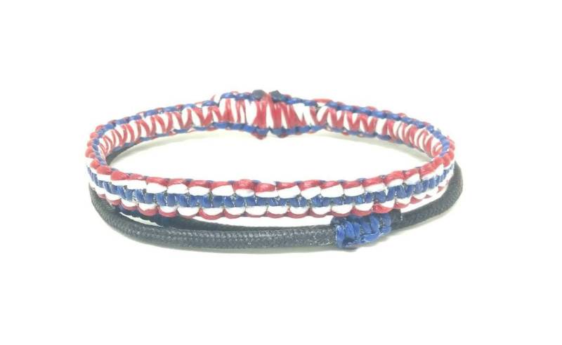 Handgemachtes Rot Weiß Blau Fahnenarmband Handgemachtes Rot Weiß Blau Fahnenarmband von EtsyExclamation