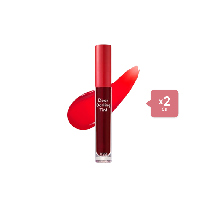 ETUDE - Dear Darling Water Gel Tint - RD301 Real Red/5g (2ea) Set von Etude