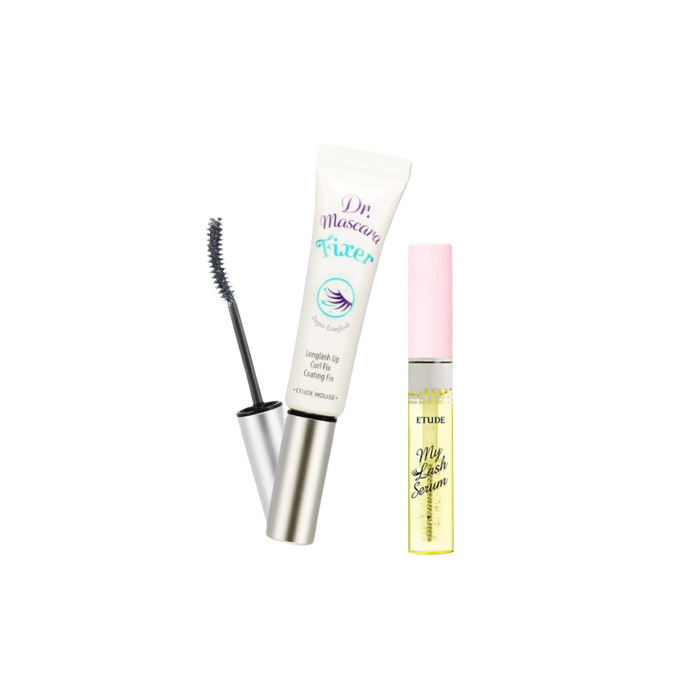 ETUDE - Dr. Mascara Fixer For Super Longlash (1ea) + My Lash Serum von Etude