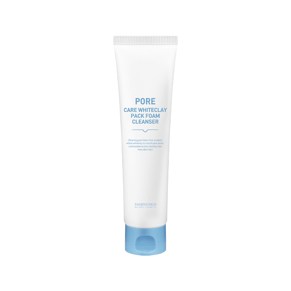SWANICOCO - Pore Care Whiteclay Pack Foam Cleanser - 100ml von SWANICOCO