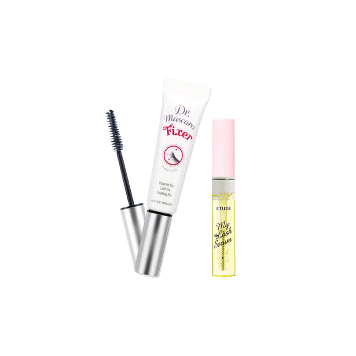 ETUDE - Dr. Mascara Fixer For Perfect Lash (1ea) + My Lash Serum 9g (1ea) Set von Etude