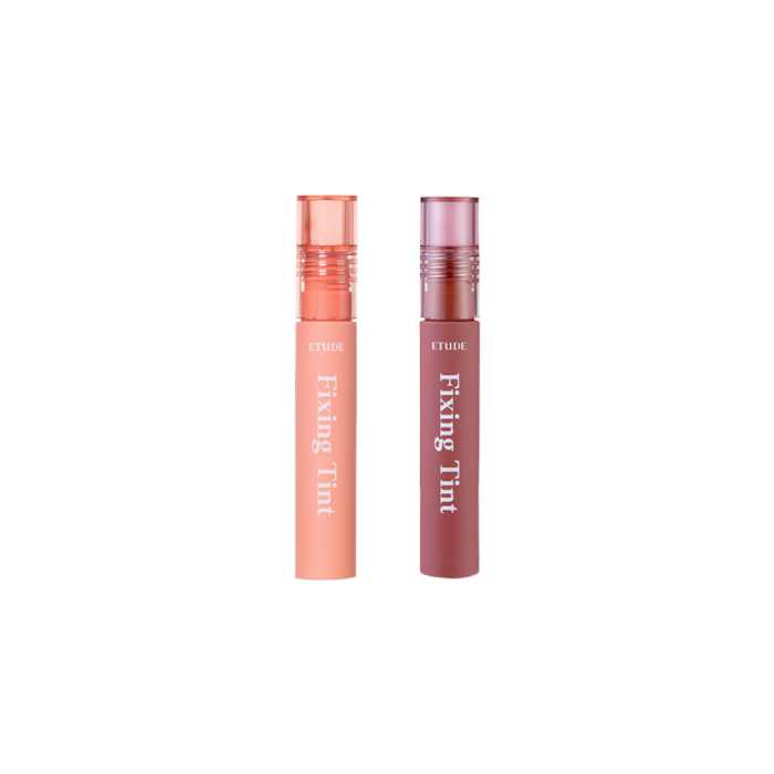 ETUDE - Mask Proof Fixing Tint - 4g - 03 Mellow Peach (1ea) + 12 Salmon Brick (1ea) Set von Etude