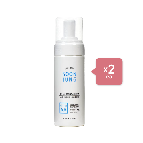 ETUDE - Soon Jung pH 6.5 Whip Cleanser (2er) Set von Etude